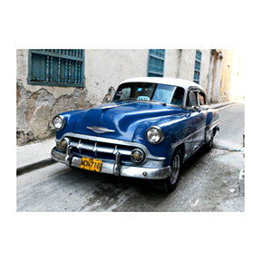 55 blue chevy cuba